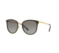 Michael Kors Femmes Adrianna 54mm Noir et Or Lunettes de Soleil MK1010-110011-54