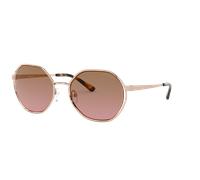 Michael Kors Femme Sunglass MK1072 Porto - Couleur du Monture: Or Rose, Couleur de Lentille: Dégradé Rose Marron