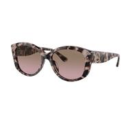 Michael Kors Femme Sunglass MK2175U Charleston - Couleur du Monture: Royal Pink Tortoise Bio, Couleur de Lentille: Dégradé Rose Marron