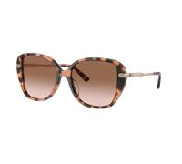 Michael Kors Femme Sunglass MK2185BU Flatiron - Couleur du Monture: Écaille de tortue rose, Couleur de Lentille: Dégradé Rose Marron