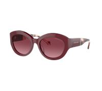 Michael Kors Femme Sunglass MK2204U Brussels - Couleur du Monture: Transparent Rouge foncé, Couleur de Lentille: Dégradé Lie de vin