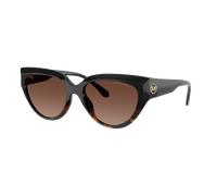 Michael Kors Femme Sunglass MK2241U Boca Raton - Couleur du Monture: Dégradé Écaille de tortue Noir, Couleur de Lentille: Dégradé marron foncé Polaris