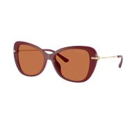 Michael Kors Femme Sunglass Saint Croix - Couleur du Monture: Rouge intense, Couleur de Lentille: Deep Red Solid