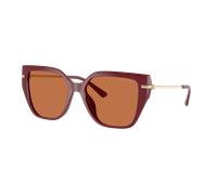 Michael Kors Femme Sunglass St. Barths - Couleur du Monture: Rouge intense, Couleur de Lentille: Deep Red Solid