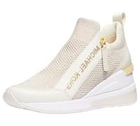 Michael Kors Femme Willis Wedge Trainer Baskets à Lacets, Champagne, 40 EU