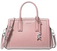 Michael Kors Femmes Laila Small Satchel Sac à bandoulière, Matériel argenté/Rose fumée, Taille Unique