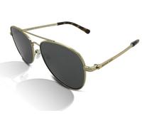 Michael Kors Femmes Soleil San Diego MK1045 101487 Brillant Or / Gris Foncé