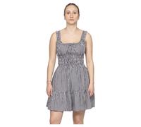 Michael Kors - Gingham Smocked Mini Dress - Femme - Robes - Noir - Taille: 38 FR
