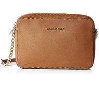 Michael Kors Grand sac à bandoulière East West Jet Set, marron, Large