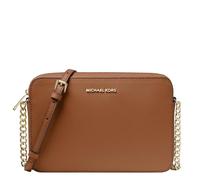 Michael Kors Grand sac à bandoulière East West Jet Set, marron, Large