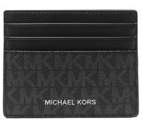 Michael Kors Greyson Étui à Cartes Haut, Signature Noire, One Size