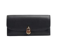 Michael Kors - Hamilton Large Leather Continental Wallet - Femme - Accessoires - Noir - Taille: ONE Size