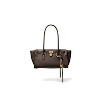 Michael Kors Hamilton Moderne Small Sac porté épaule marron, cuir de vache grainé, femme