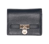 Michael Kors - Hamilton Moderne Small Leather Wallet - Femme - Accessoires - Noir - Taille: ONE Size