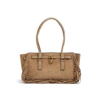 Michael Kors Hamilton Moderne Small Sac porté épaule brun clair, femme