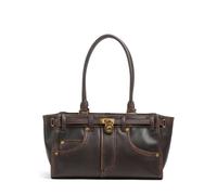 Michael Kors Hamilton Moderne Small Sac porté épaule marron, cuir d'agneau, femme
