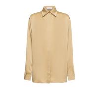 Michael Kors - Hansen Charmeuse Shirt - Femme - Blouses et Chemises - Beige - Taille: 40 FR