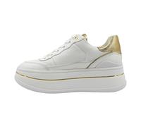 Michael Kors - Hayes Leather Platform Baskets - Femme - Chaussures - Blanc - Taille: 40 EU