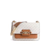 Michael Kors Heather Sac porté épaule blanc, toile, femme