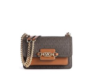 Michael Kors Heather Sac porté épaule marron, toile, femme