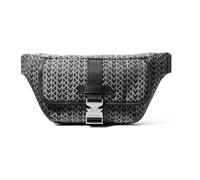 Michael Kors Sacoche ceinture Eli en jacquard à logo MK Noir