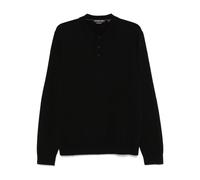 Michael Kors, Homme, Tops, Noir, Taille: L Polo en laine mérinos noire
