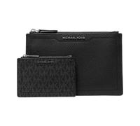 Michael Kors - Hudson Pebbled Leather Pouch Set - Femme - Accessoires - Noir - Taille: ONE Size