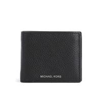 Michael Kors Hudson Portefeuille noir, cuir de vache grainé, homme