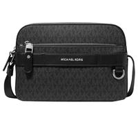 Michael Kors Hudson Sac à bandoulière unisexe Gris foncé/noir Taille unique