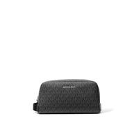 Michael Kors Hudson Trousse de Toilette Matériel Rhodium Brillant/Noir