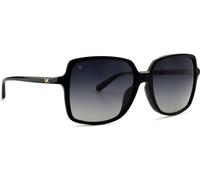 Michael Kors Lunettes de soleil Femme MK2098U Isle of Palms 3781T3 – Acétate Noir, Gris Polarisé