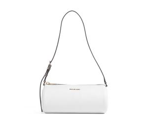 Michael Kors Izzy Small Sac porté épaule blanc, cuir de vache grainé, femme