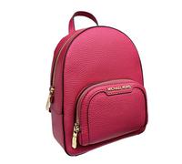 Michael Kors Jaycee - Mini sac à dos convertible MK Signature XS, Rose électrique, X-Small, Sac à dos