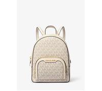 Michael Kors Jaycee - Mini sac à dos convertible MK Signature - Taille XS - Crème clair, ['Poudre légère'], X-Small, Jaycee