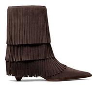 Michael Kors Jayla Heeled Bootie Chocolate Taille: 36.5 | Bottes Outlet | Femme | Marron