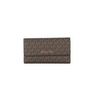 Michael Kors Jet Set Grand portefeuille de voyage à trois volets pour femme - marron - Large