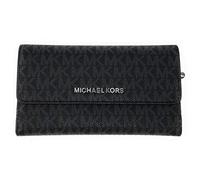 Michael Kors Jet Set Grand Portefeuille de Voyage à Trois Volets pour Femme, PVC Noir 2018. (Noir) - 35F8STVF3B-001