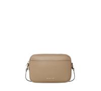Michael Kors Jet Set Large Pebbled Leather Camera Crossbody Bag Camel