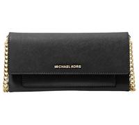 Michael Kors Jet Set Medium 2-in-1 Wallet on Chain Crossbody Bag, Sac à bandoulière Femme, Matériel doré/Noir, Taille Unique