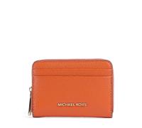 Michael Kors Jet Set Portefeuille orange, cuir grainé, femme
