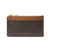 Michael Kors Porte-cartes zippé SM Zip Key Card Case Casual Jet Set Marron Taille Unique