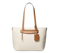 Michael Kors Jet Set Travail - Sac cabas logo MK Vanille-Noisette 30S6GTVT2B-149