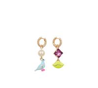 Michael Kors - Jholy Hoop Earrings - Femme - Accessoires - Multicolore - Taille: ONE Size