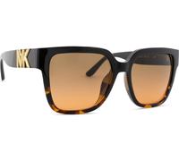 Michael Kors Lunettes de soleil Karlie MK2170U Universal Fit – Tortue foncée/Marron ombré 54 Femme