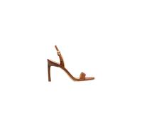 Michael Kors - Kasia Leather Sandal - Femme - Chaussures - Brun - Taille: 40 EU