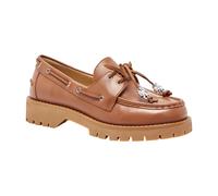 Michael Kors - Kenny Leather Loafer - Femme - Chaussures - Brun - Taille: 37 1/2 EU