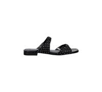 Michael Kors - Kiana Sandale Plate - Femme - Chaussures - Noir - Taille: 38 EU