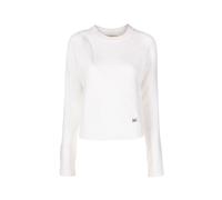 Michael Kors - Knit Neck Metallic Logo - Femme - Pulls - Beige - Taille: 38 FR