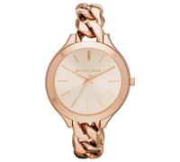 Michael Kors Ladies Watch Rose Gold Tone Runway Chain Style Strap MK3223