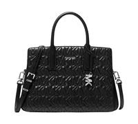 Michael Kors, Femme, Sacs, Noir, Taille: ONE Size Laila Medium TK Leather Satchel